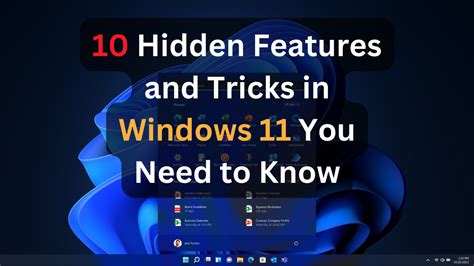 Hidden Windows 10 Features