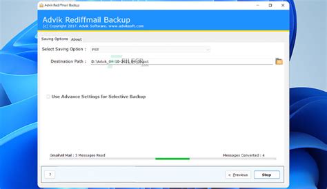 Download Advik Rediffmail Backup